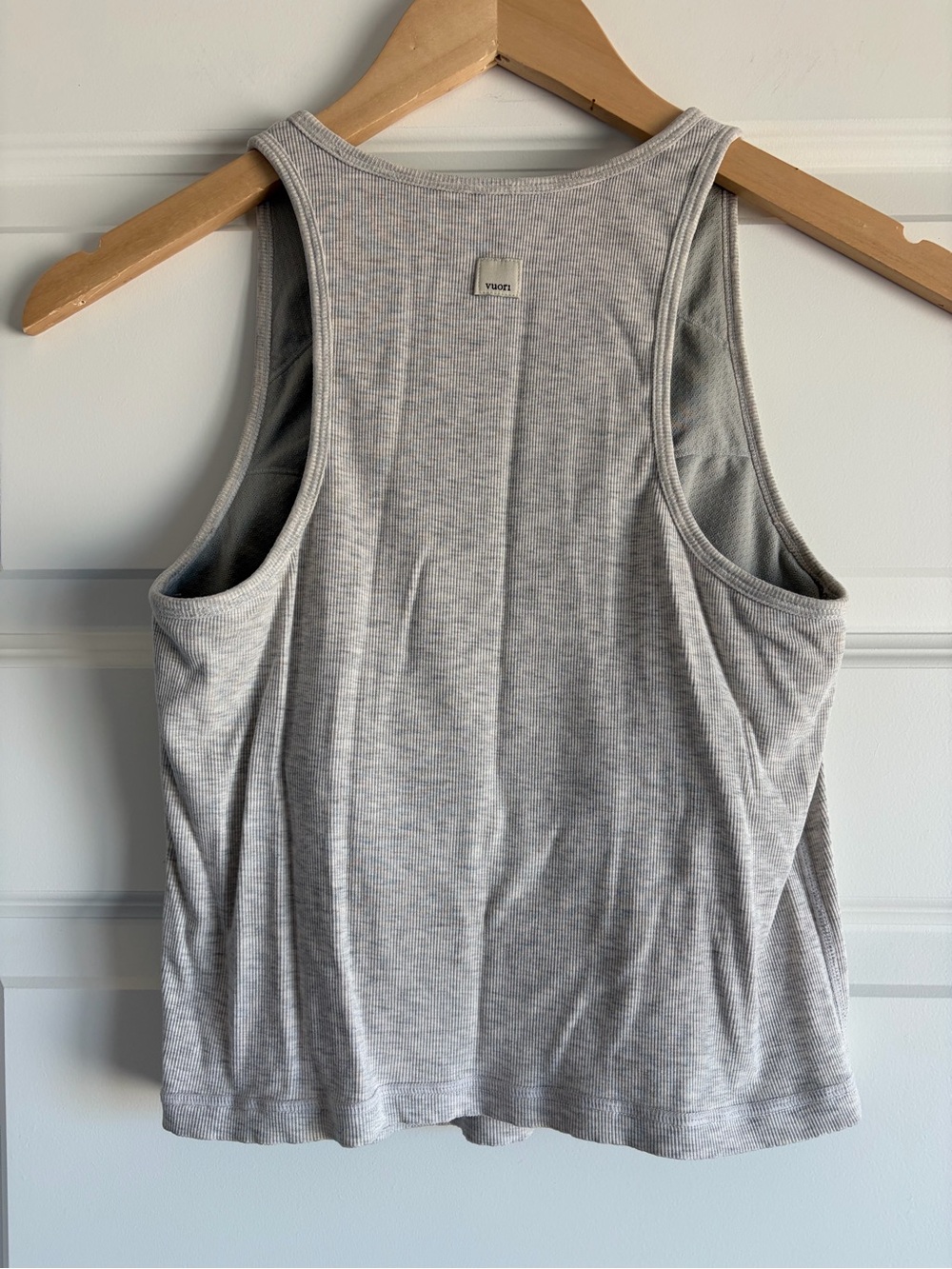 Vuori Pose Plyo Tank - White Heather - Picture 4 of 4